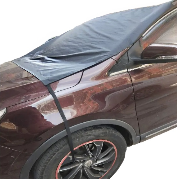 Защитная двусторонняя накидка на лобовое стекло автомобиля всесезонная (АЛС-2013)