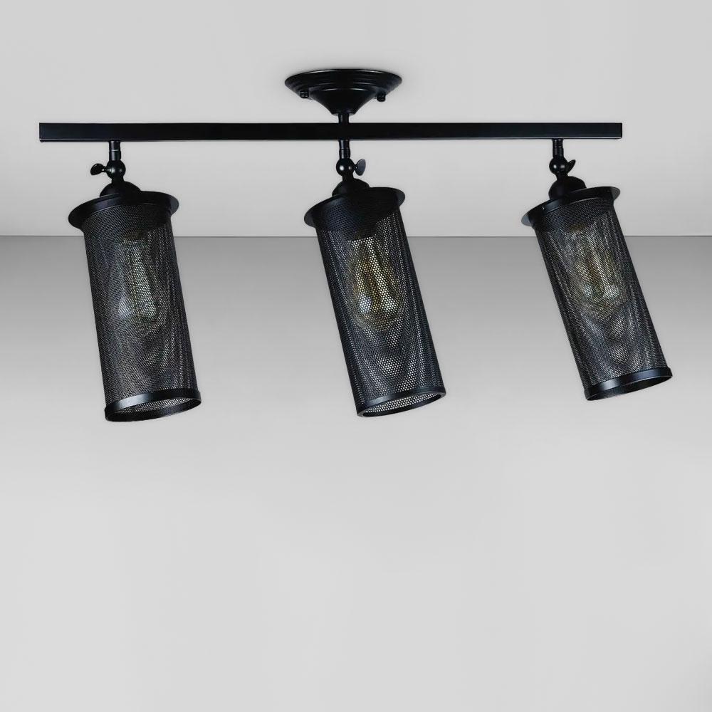 Люстра потолочная Лофт Light House LS-18922F-3 BK Черный