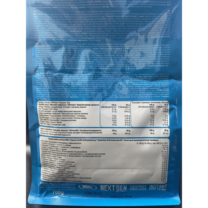 Протеин Real Whey 100 Vanilla 700 g - фото 2