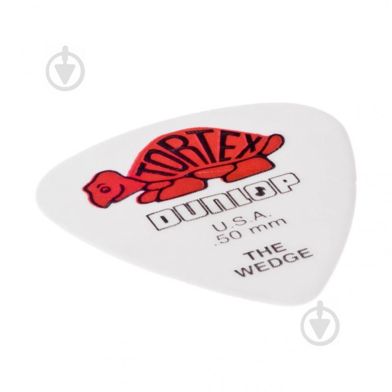 Медіатори Dunlop 424P.50 Tortex Wedge Player Pack 0.50 mm (12 шт.) - фото 4