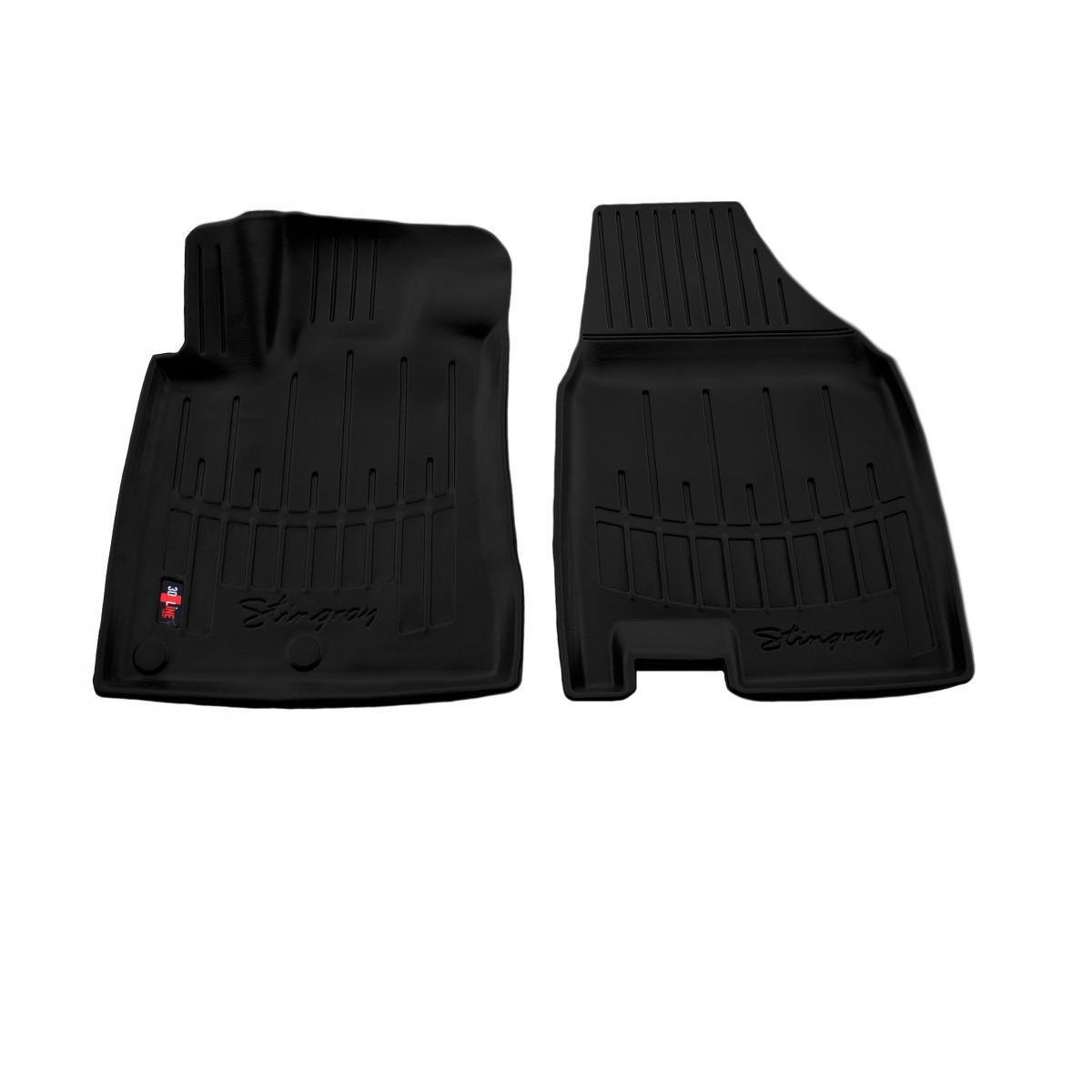 Коврики резиновые Nissan Qashqai 2007-2014 Qashqai 2 2008-2014 с бортом 2 шт.