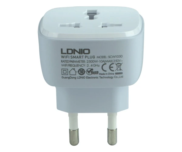 Розетка смарт Ldnio SCW1050 Wifi Smart Power Plug White