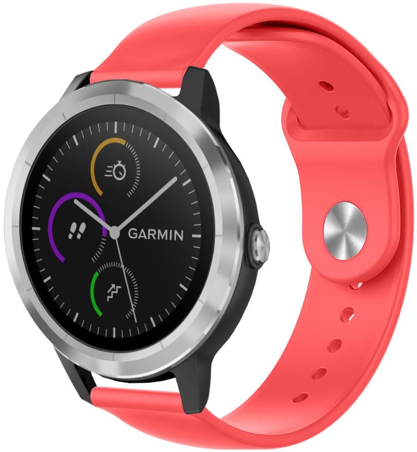 Ремешок Base для Garmin Vivoactive 3 20 мм Red (23015)