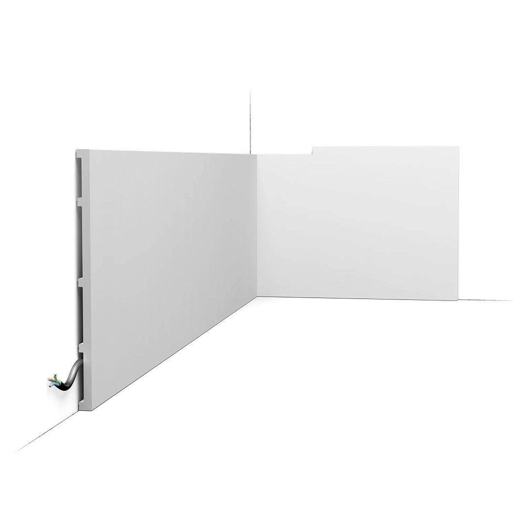 Плинтус дюрополимерный Orac SX207 жесткий 250х13х2000 мм (29327333)