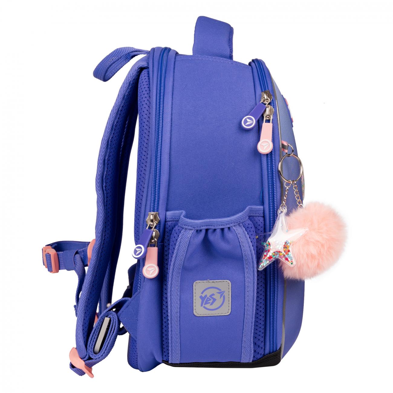 Шкільний рюкзак YES Purr Meow H-100 каркасний з ортопедичною спинкою (559841/9950674) - фото 4 Шкільний рюкзак YES Purr Meow H-100 каркасний з ортопедичною спинкою (559841/9950674) - фото 4