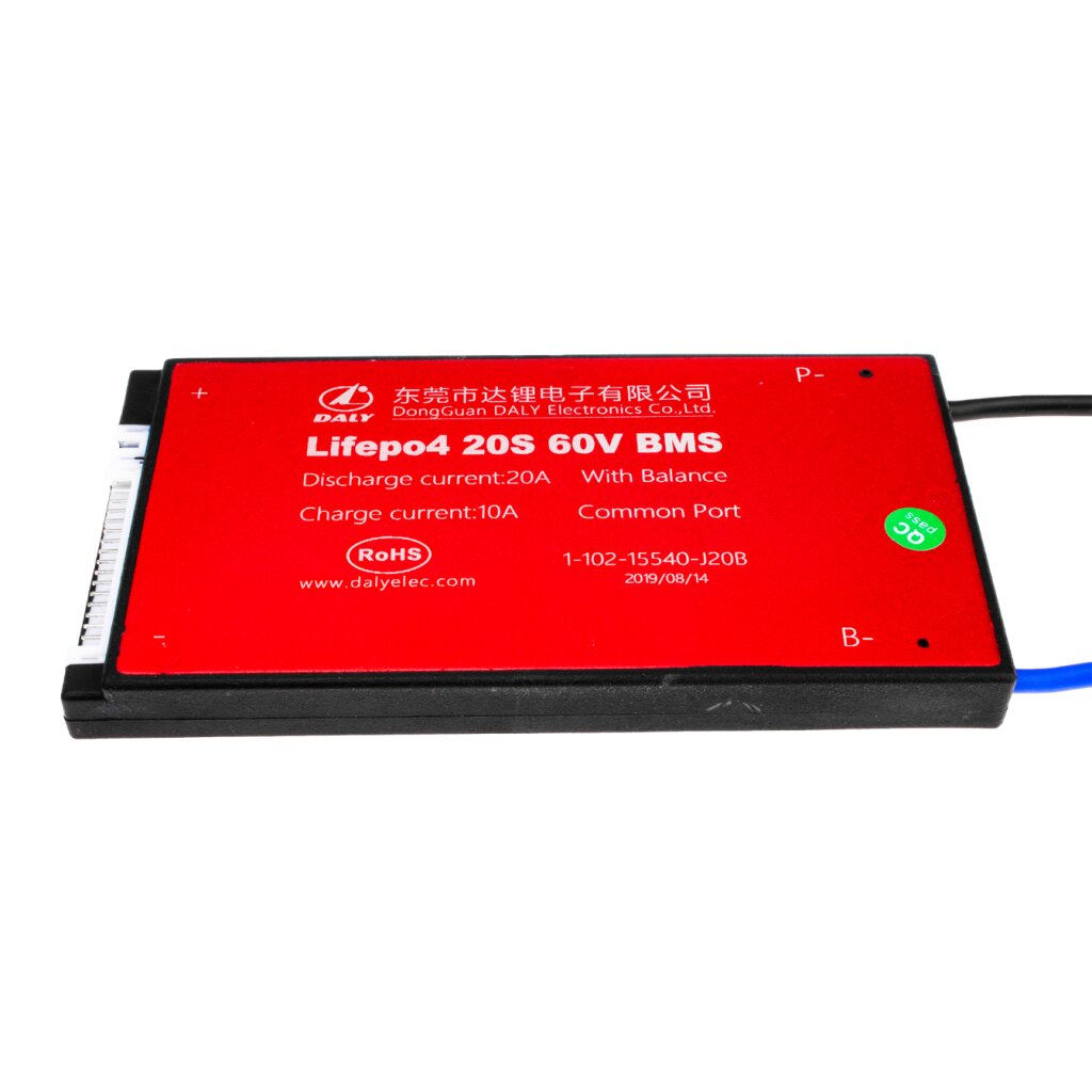 Плата BMS LogicPower LP9503 для LiFePO4 60V 20S 20 A разряд 10 A заряд балансировка 35±5 мА (616852) - фото 2