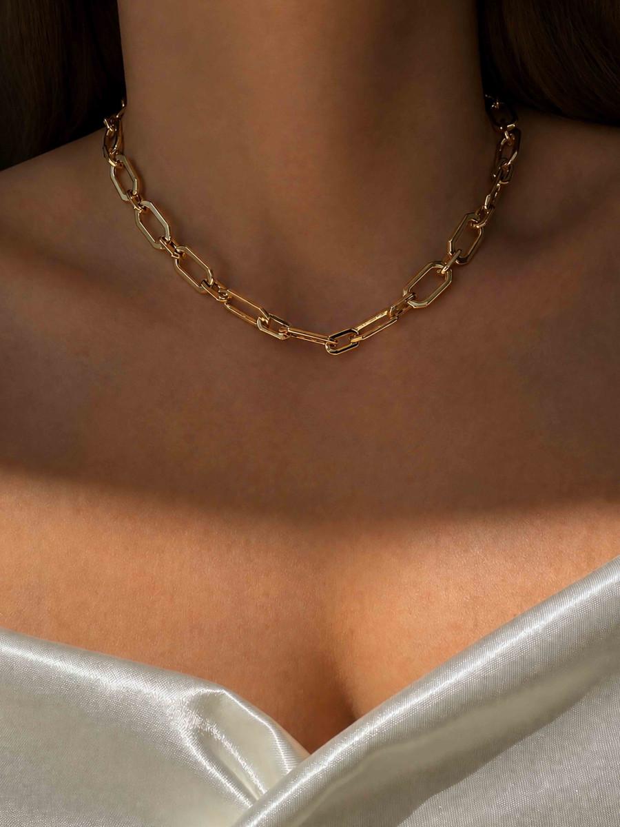 Цепь широкая на шею (4792) - фото 1 Цепь широкая на шею (4792) - фото 1