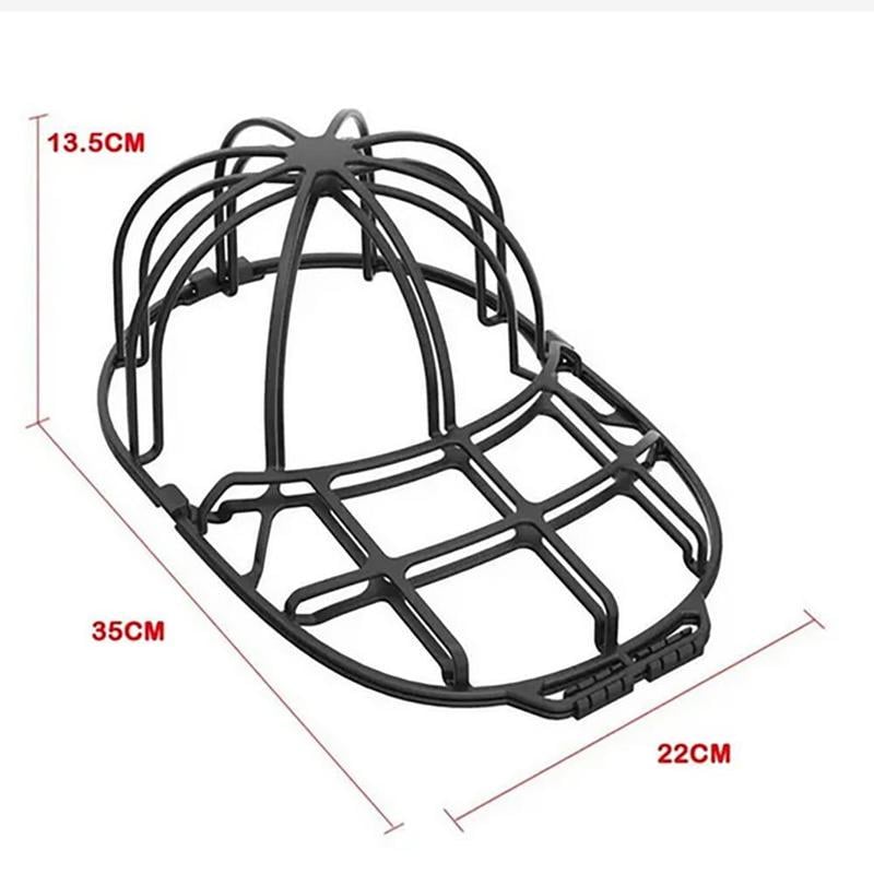 Пластиковый футляр для стирки кепки Каркасная форма для размещения бейсболки Защита от деформации - фото 7