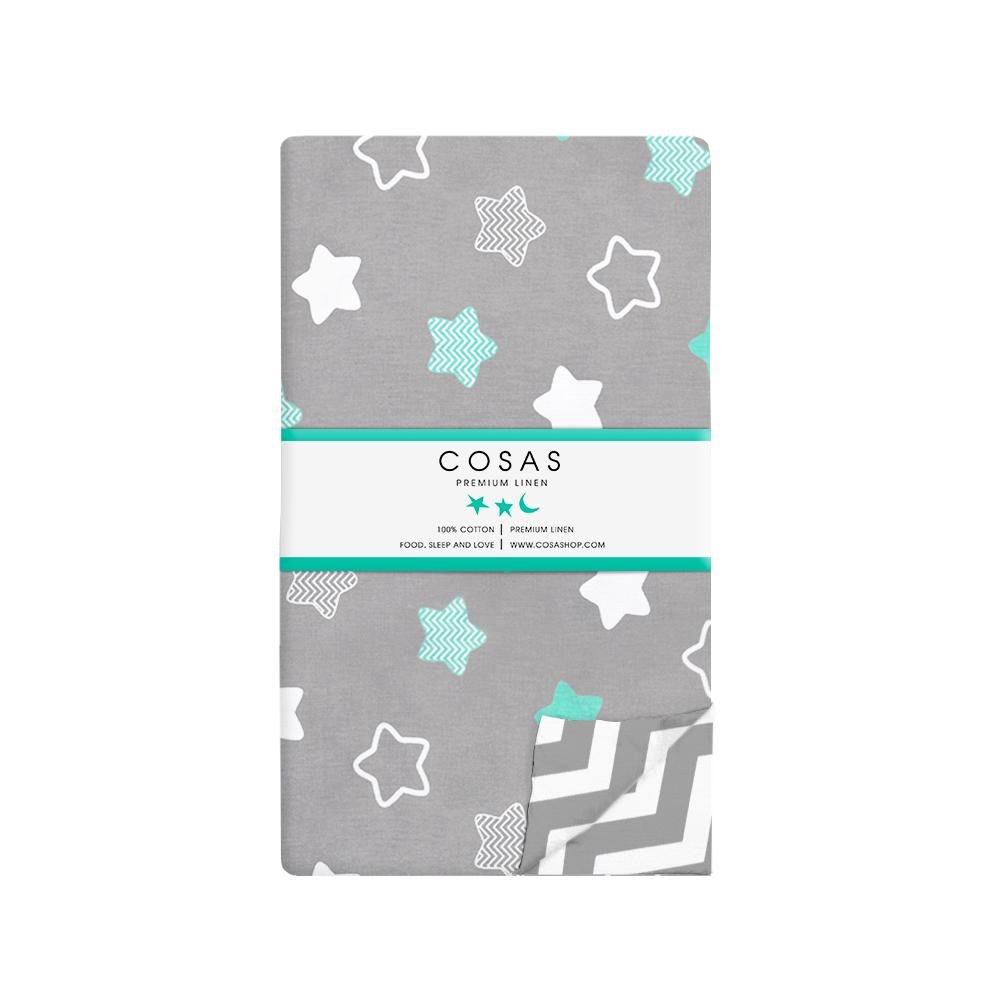 Пододеяльник детский Star Zig Zigzag 110х140 см Grey
