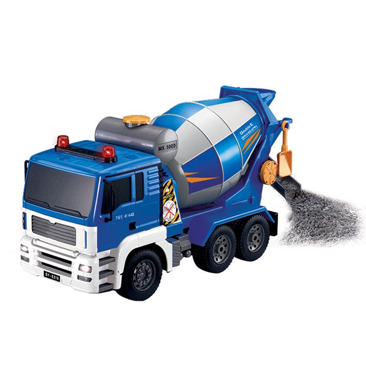 Радиоуправляемая игрушка SUNROZ Mixer Truck бетономешалка Голубой (SUN1032)