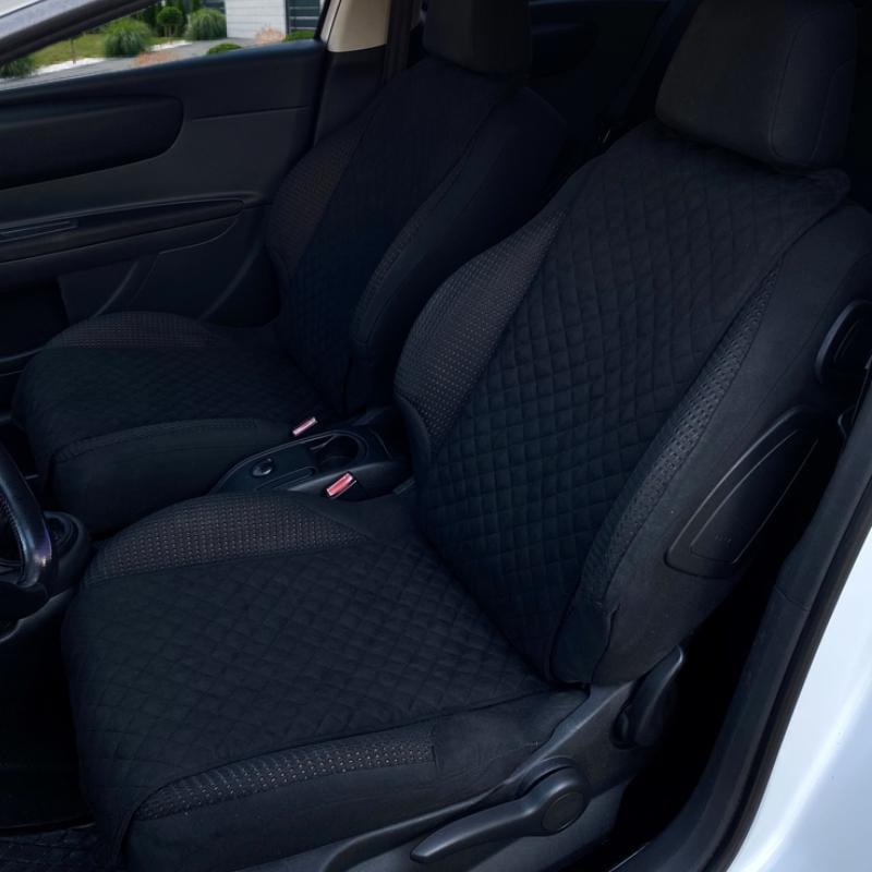 Накидки на сиденье автомобиля эко-замша узкие 2 шт. Черный (784) Накидки на сиденье автомобиля эко-замша узкие 2 шт. Черный (784)