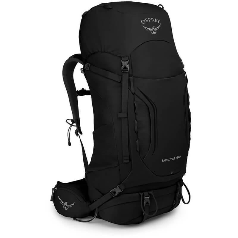 Рюкзак туристичний Osprey Kestrel 58 л S/M Black (009.1856) - фото 1