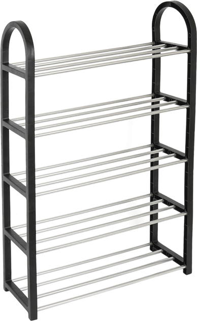 Полиця для взуття 5-ти рівнева 14841 19х65х71 см Чорний (4995158) - фото 2 Полиця для взуття 5-ти рівнева 14841 19х65х71 см Чорний (4995158) - фото 2