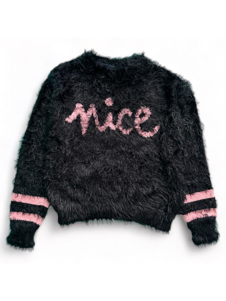 Свитер для девочки Chicco ворсистый 2-3 года 92 см Черный (2087346866)