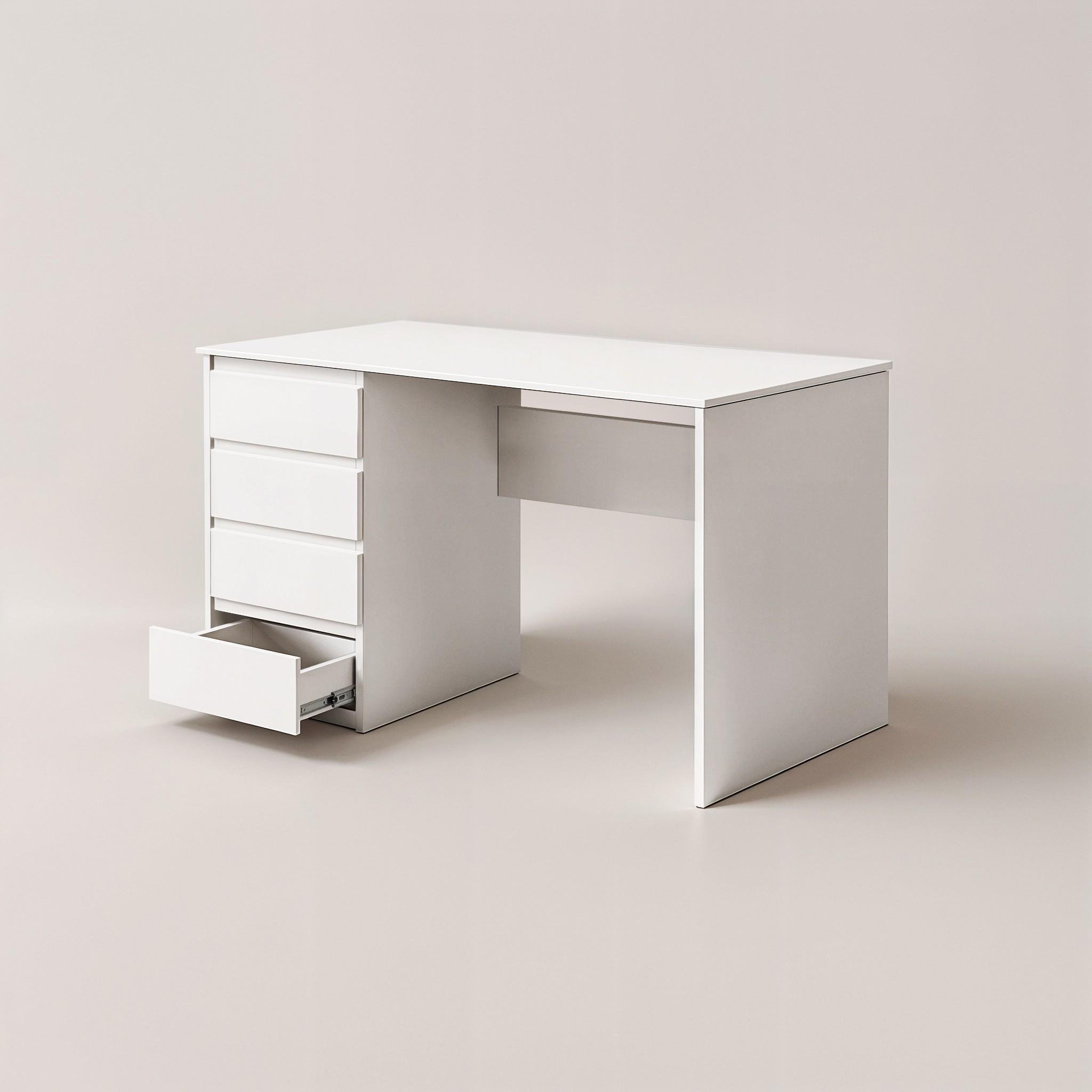 Стіл письмовий лівий Арес 1104x514x760 мм Білий - фото 4 Стіл письмовий лівий Арес 1104x514x760 мм Білий - фото 4