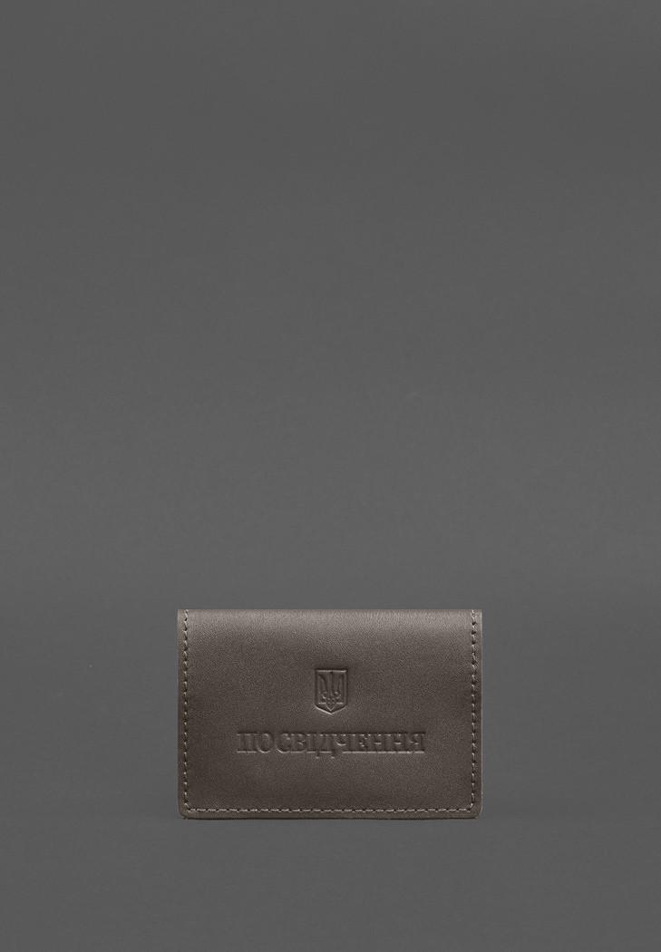 Обкладинка шкіряна для пенсійного посвідчення Темно-бежевий (A-028685) - фото 6 Обкладинка шкіряна для пенсійного посвідчення Темно-бежевий (A-028685) - фото 6