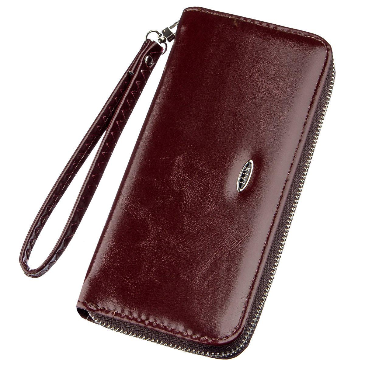 Кошелек женский Kivi-wallet 19038 кожа Коричневый