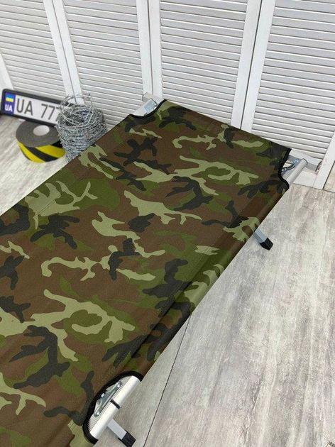 Лежак - раскладушка с алюминиевым каркасом А07/190х65х45 Камуфляжный - фото 7 Лежак - раскладушка с алюминиевым каркасом А07/190х65х45 Камуфляжный - фото 7