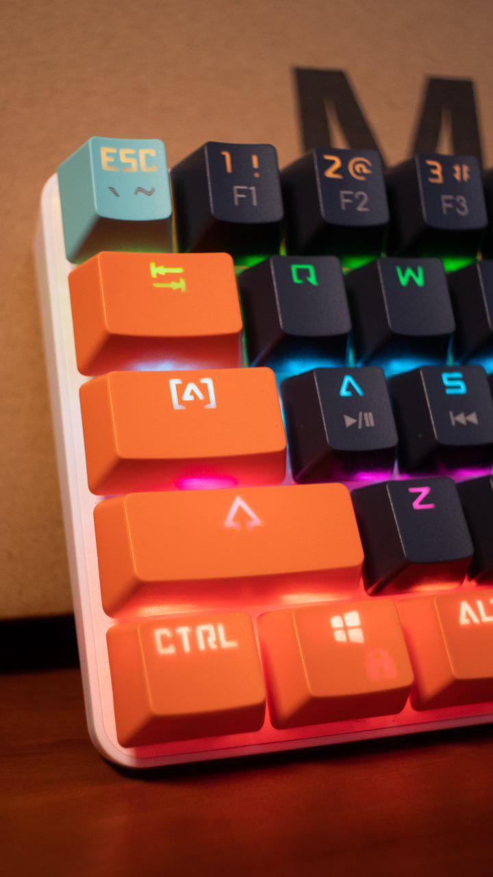 Клавиатура игровая механическая MUCAI MKA610 с красными переключателями 61 клавиша USB съемный кабель (27730416) - фото 3 Клавиатура игровая механическая MUCAI MKA610 с красными переключателями 61 клавиша USB съемный кабель (27730416) - фото 3