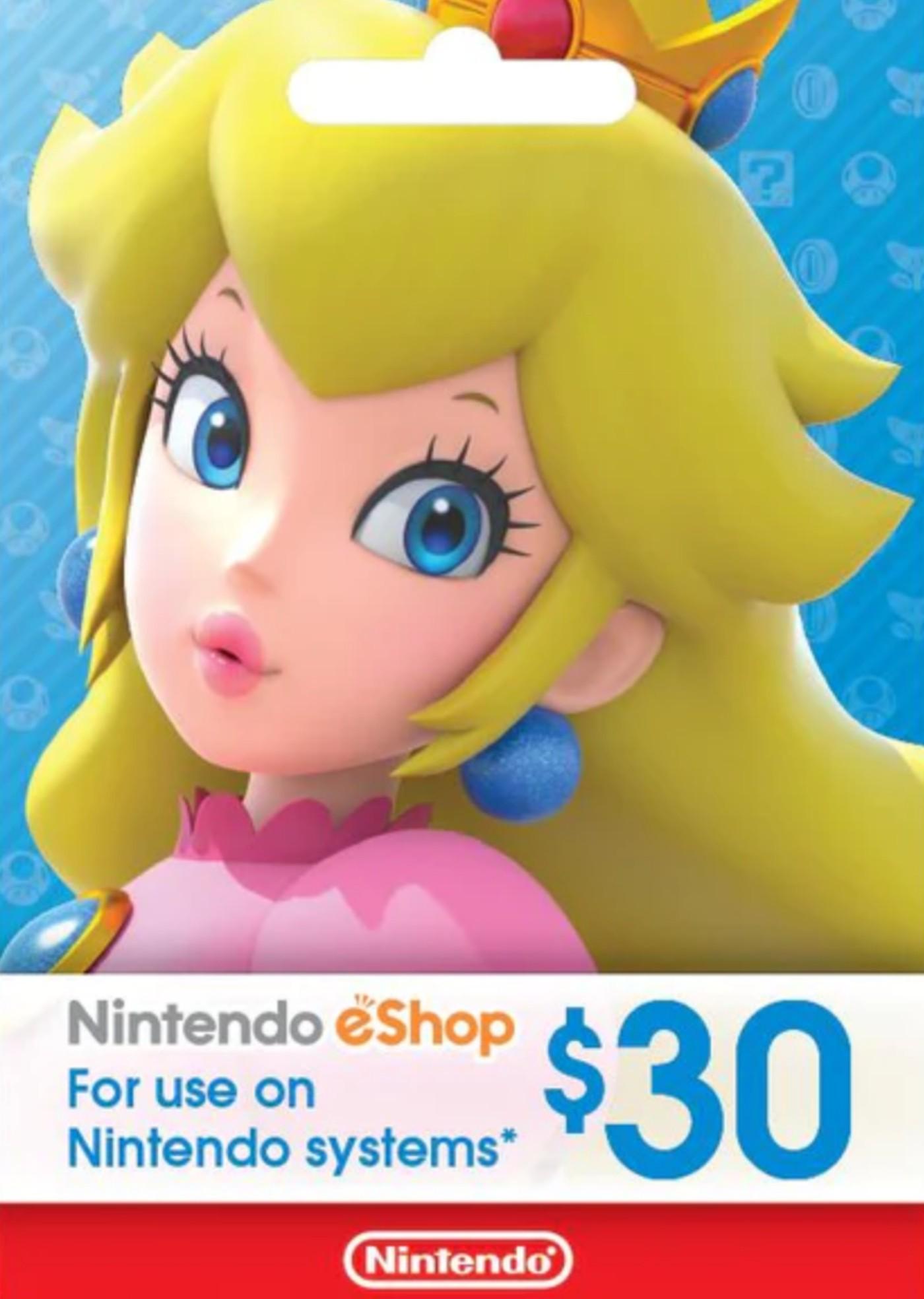 Карта оплаты Nintendo eShop Card 30 USD регион US (75567751)