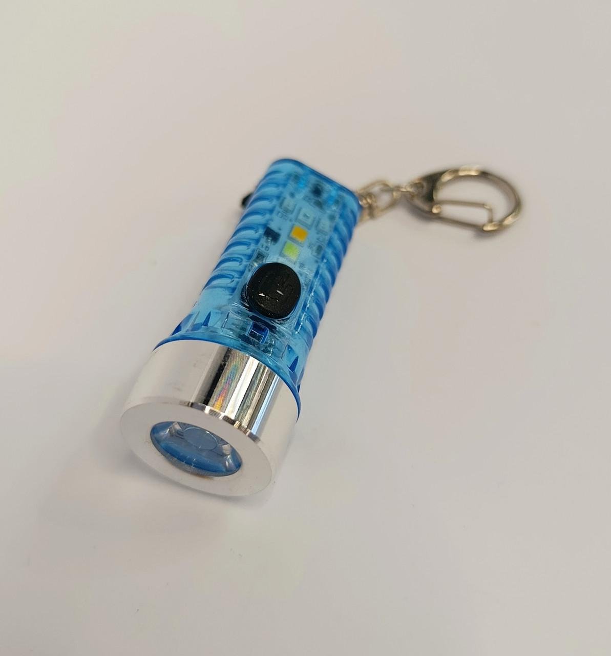 Фонарик LED мини Голубой