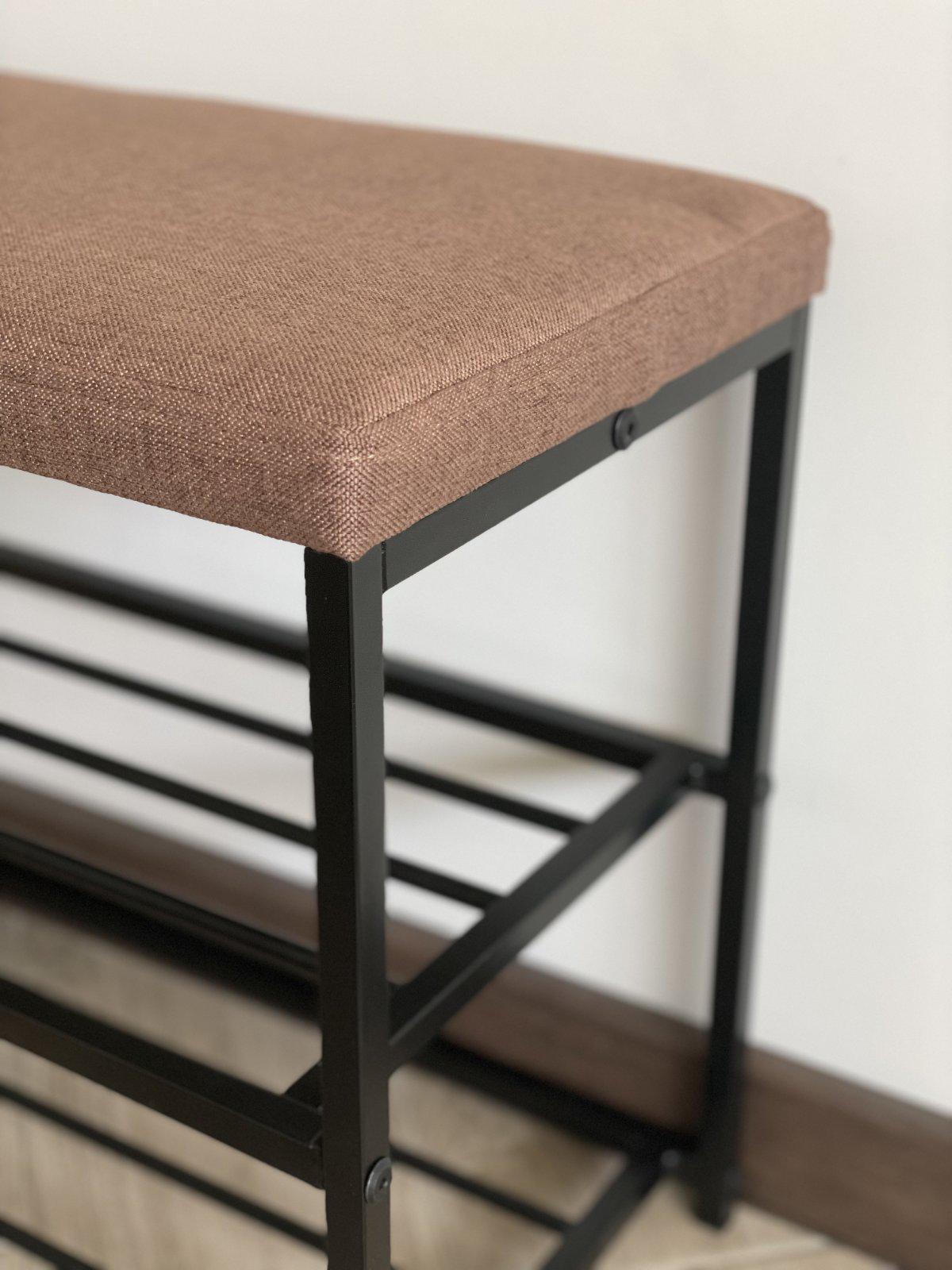 Полка для обуви RS-60 Cветло-коричневый/Черный - фото 2 Полка для обуви RS-60 Cветло-коричневый/Черный - фото 2