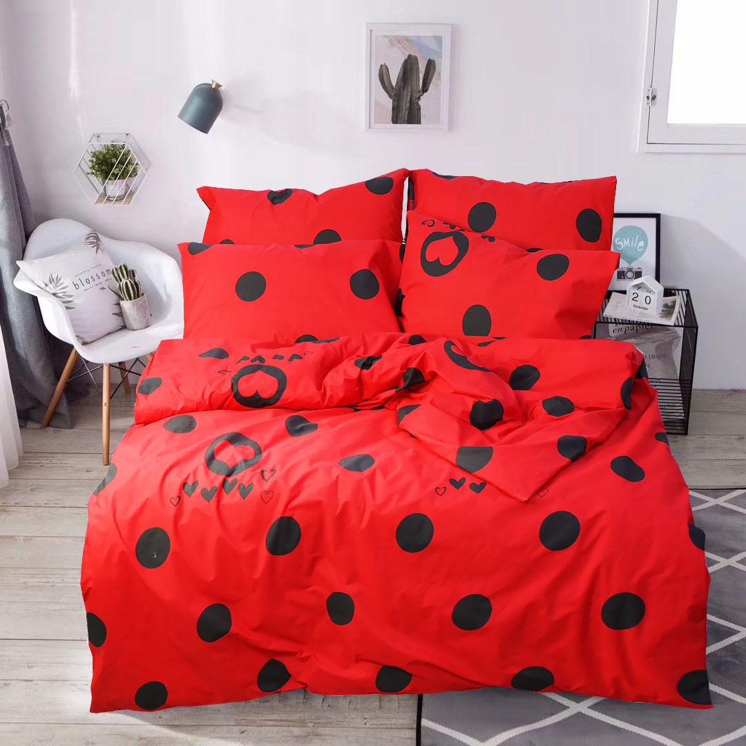 Простынь З0011 200x220 см Красный/Черный Простынь З0011 200x220 см Красный/Черный