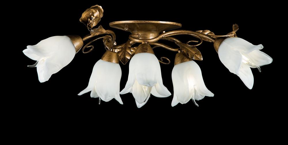 Люстра с плафонами Ray L90781/6 GB+GW Бронзовый (IR005754)