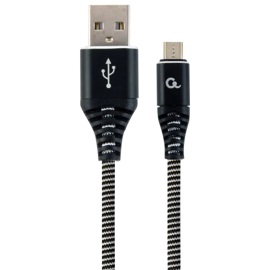 Кабель для зарядки Cablexpert Micro USB 2A 2 м braided Черный Кабель для зарядки Cablexpert Micro USB 2A 2 м braided Черный