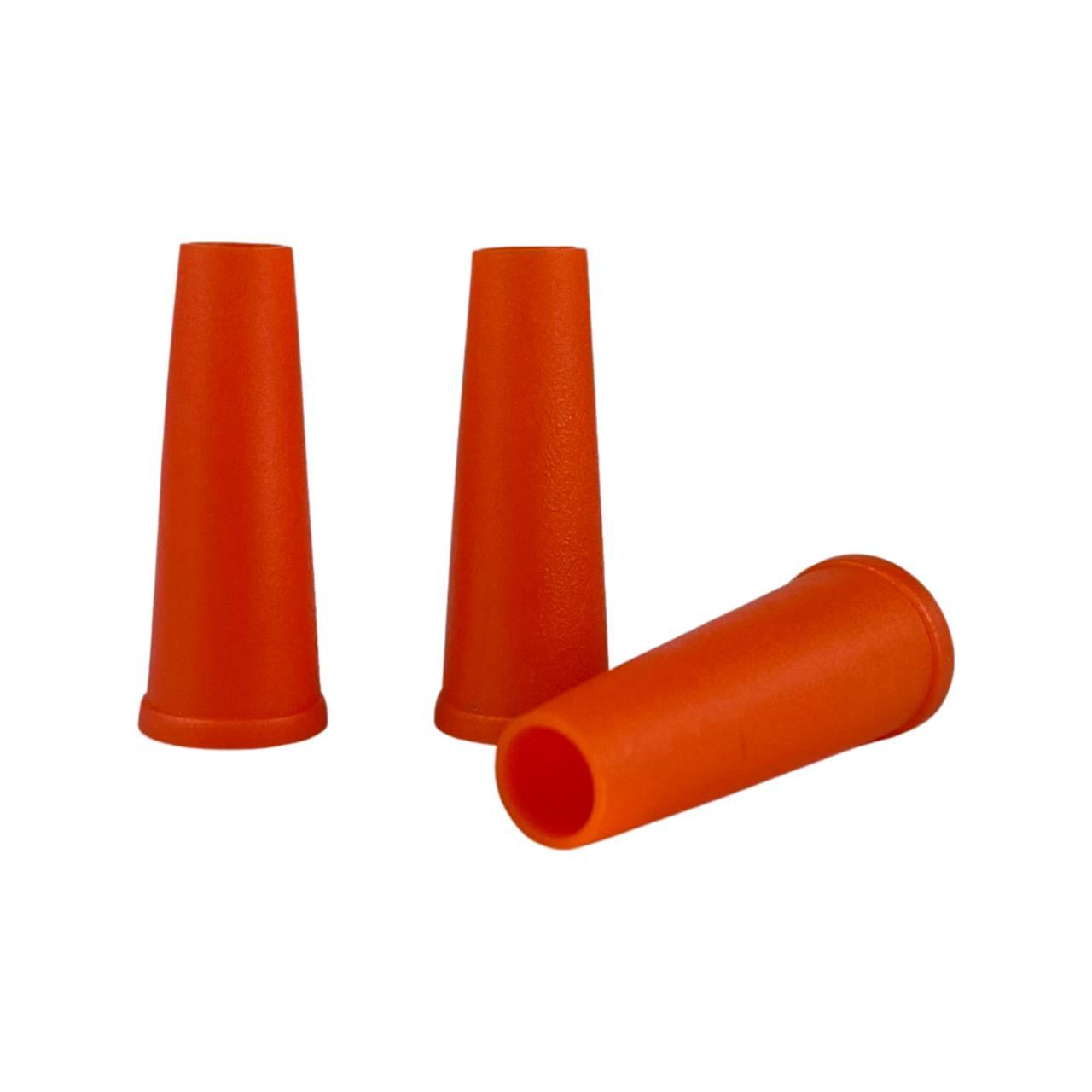 Мундштуки одноразовые конус с бортом 100 шт. Красный (2250636581)