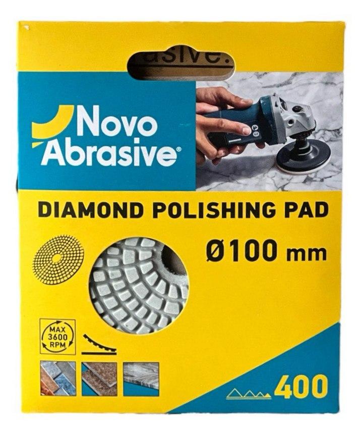 Круг алмазный шлифовальный NovoAbrasive гибкий P400 100 мм (23813853)