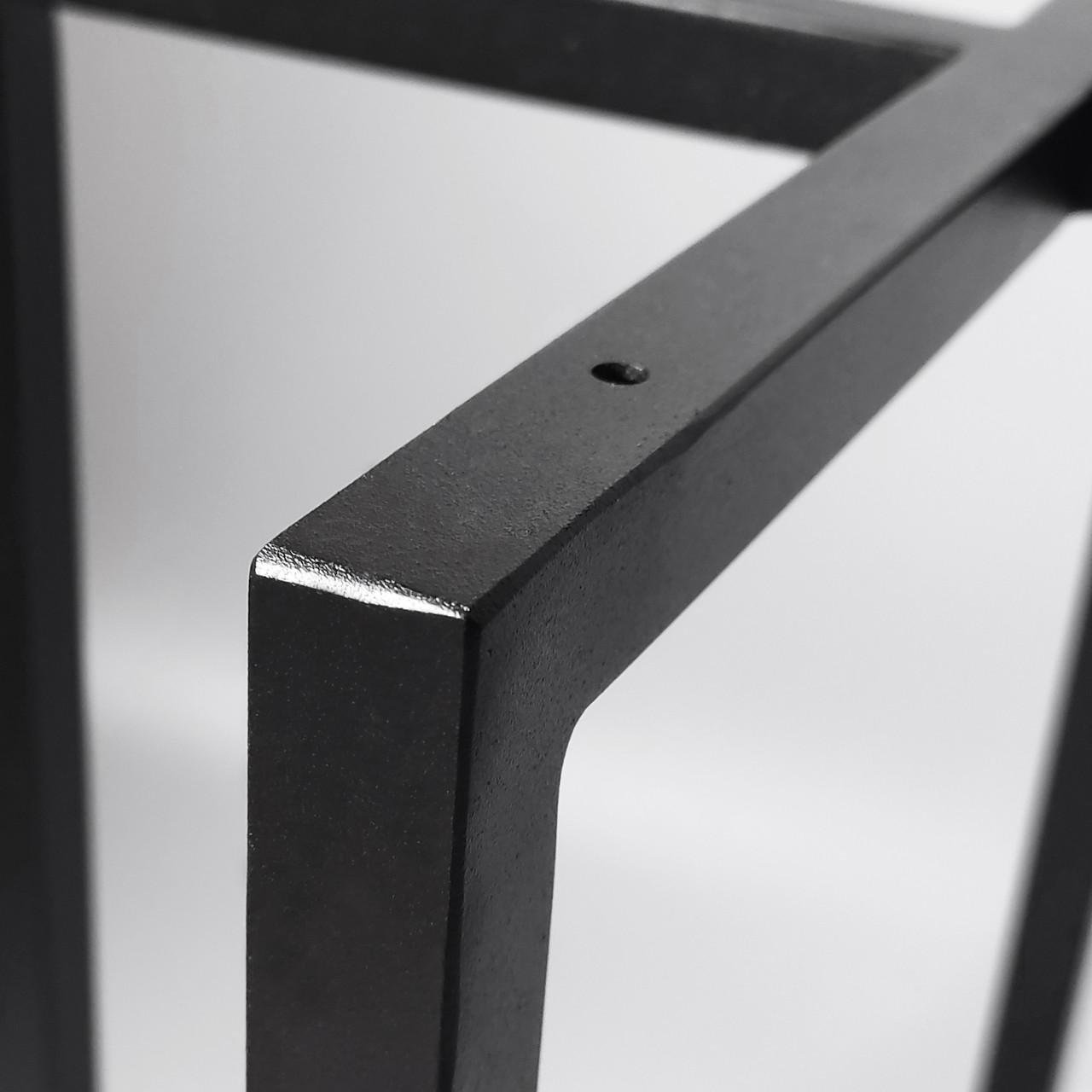 Каркас для журнального столу з металу 450х450 мм H 450 мм Чорний (1106) - фото 5 Каркас для журнального столу з металу 450х450 мм H 450 мм Чорний (1106) - фото 5