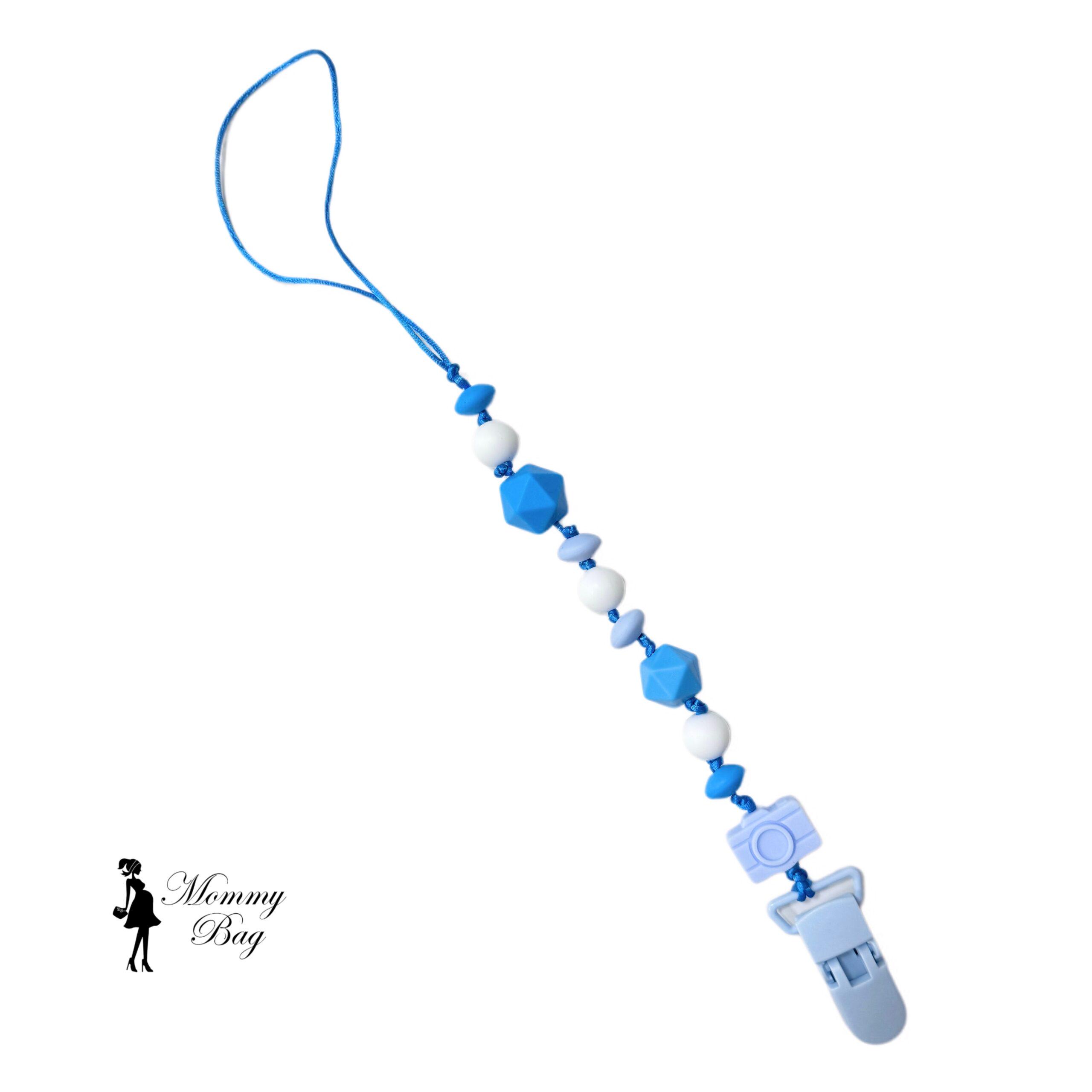 Держатель для пустышки Mommy Bag Голубовато-молочный (143976) - фото 3