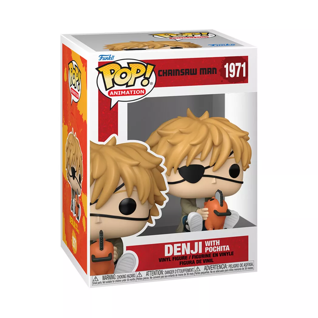 Фігурка Funko POP! Людина-Бензопила Денджі та Почіта (86484)