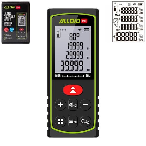 Далекомір лазерний Alloid Pro DM-11040 (00000063598) - фото 7 Далекомір лазерний Alloid Pro DM-11040 (00000063598) - фото 7