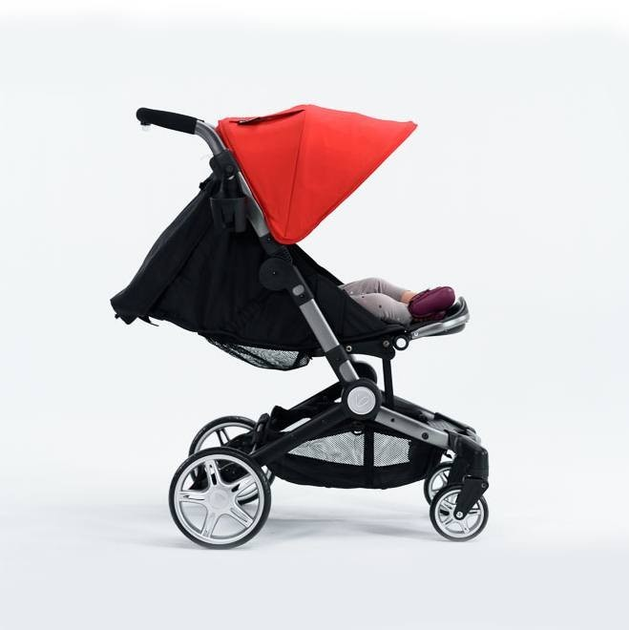 Коляска 2в1 Larktale Coast Barossa Red з чорною люлькою - фото 5