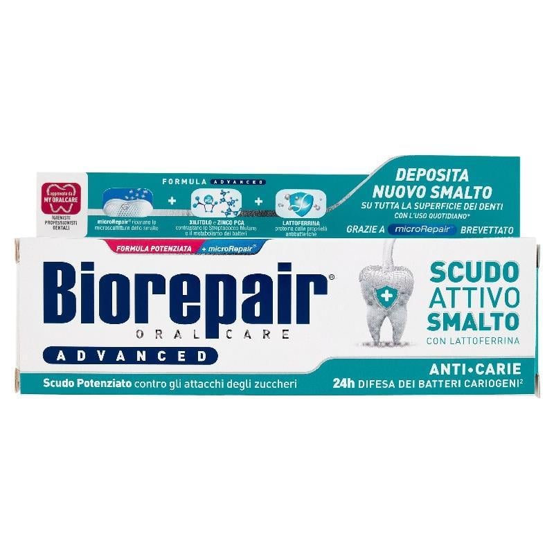 Зубна паста Biorepair активний захист емалі Active Enamel 75 мл