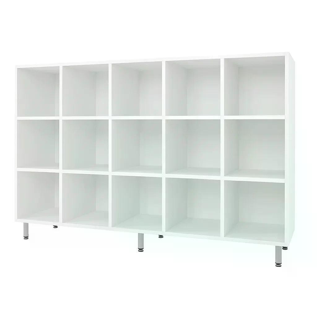 Шафа для горщиків/речей/роздягальні 15 місць ЛДСП регульовані опори Білий