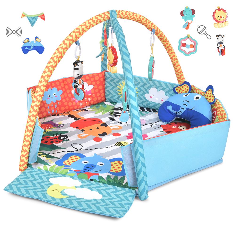 Розвиваючий килимок для немовляти El Camino ME 1171 Різнокольоровий - фото 3 Розвиваючий килимок для немовляти El Camino ME 1171 Різнокольоровий - фото 3