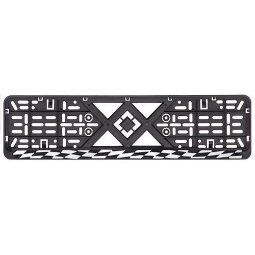 Рамка номера пластик SR с хромированной рельефной надписью SPORT