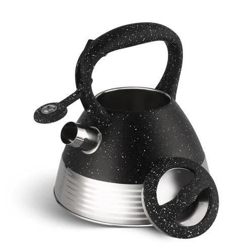 Чайник зі свистком Edenberg EB-8827 з мармуровим покриттям та турбо індукційним капсульним дном 3 л (EB-8827-2) - фото 2 Чайник зі свистком Edenberg EB-8827 з мармуровим покриттям та турбо індукційним капсульним дном 3 л (EB-8827-2) - фото 2