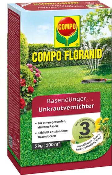 Добриво тверде для газонів проти бур'янів Compo 3 кг на 100 м2 (A-014037)