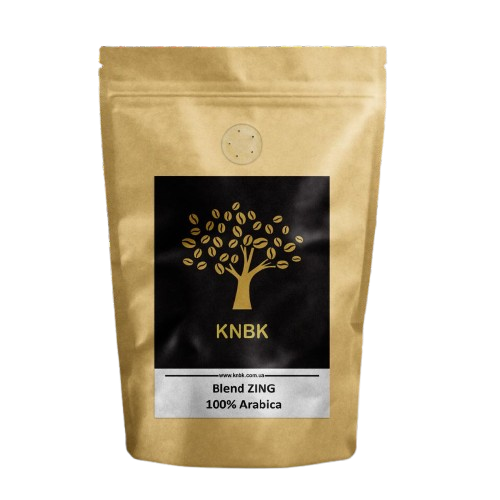 Кофе свежеобжаренный купаж сортов knbk zing арабика 100% 500 г (168-65135)
