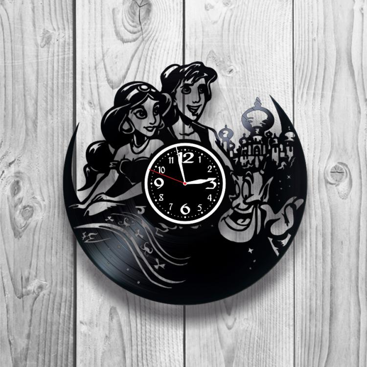 Годинник настінний Aladdin 0490 з вінилової платівки