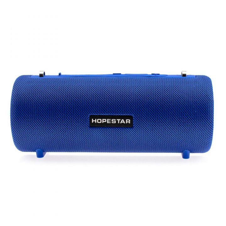 Колонка беспроводная Hopestar H39 IPX6 с FM-радио и PowerBank Синий (00050)