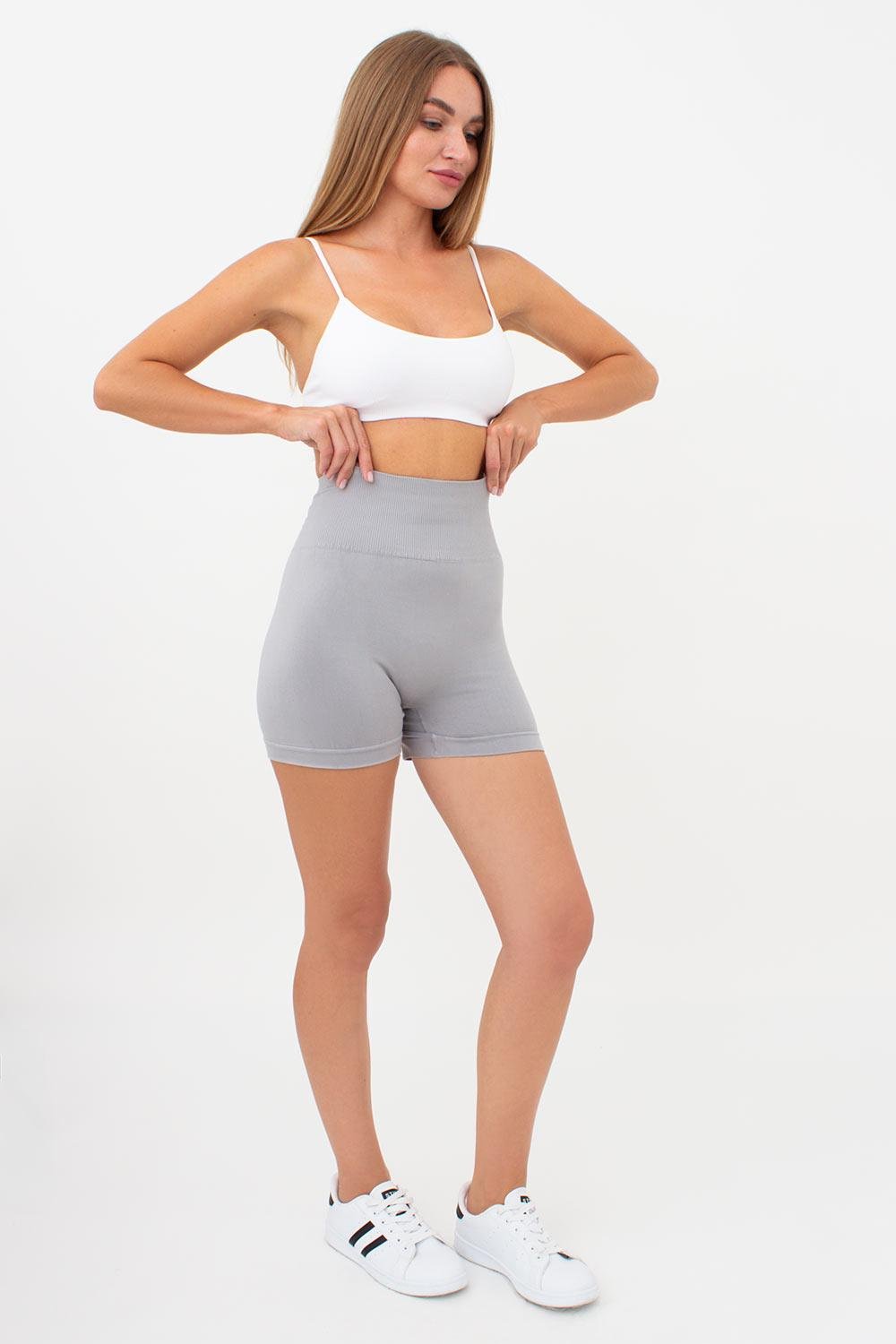 Шорти жіночі безшовні Giulia SHORTS SHAPE з моделюючим швом L/XL Grey-griffin (4823116932500) - фото 5 Шорти жіночі безшовні Giulia SHORTS SHAPE з моделюючим швом L/XL Grey-griffin (4823116932500) - фото 5