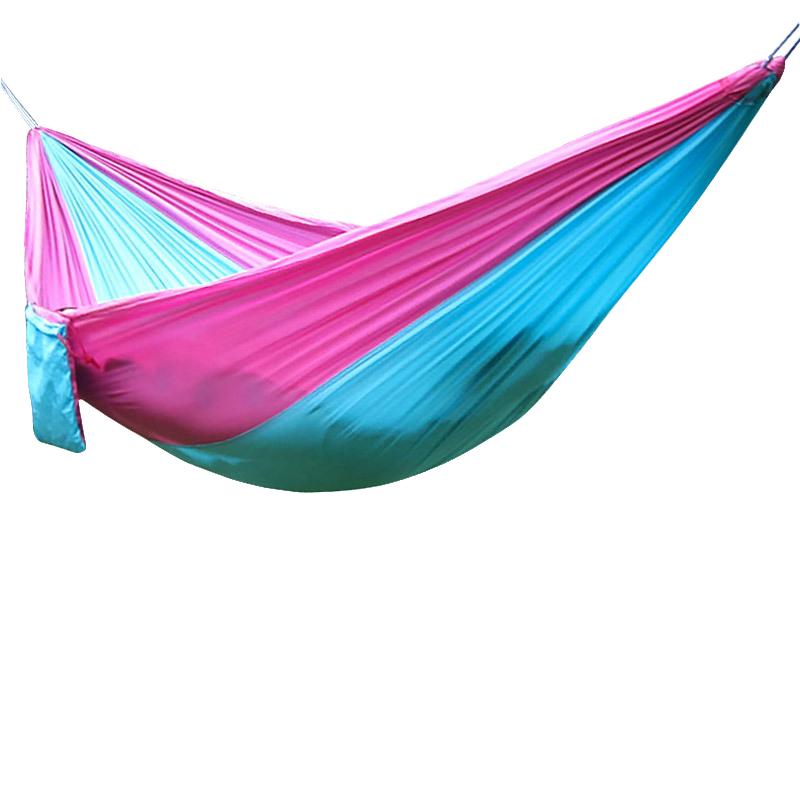 Гамак туристический подвесной Colour Hammock 2-местный 1,4х2,8 м Фиолетовый
