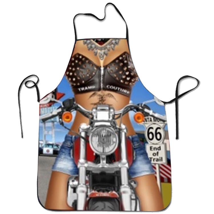 Фартук с приколом девушка на мотоцикле 80x60 см Разноцветный (50177) Фартук с приколом девушка на мотоцикле 80x60 см Разноцветный (50177)
