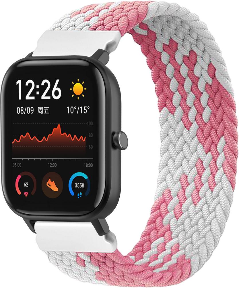 Ремінець Solo Loop Multi для Amazfit GTS (145 мм) Pink White (26293-52)