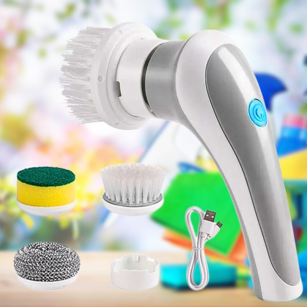 Щетка для уборки аккумуляторная 3в1 с 3-мя сменными насадками (120.1400) - фото 8